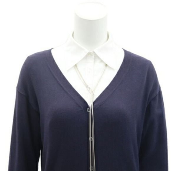 Gucci Sterling Silver Three Strand Lariat w Square G Clasp - Picture 3 of 14